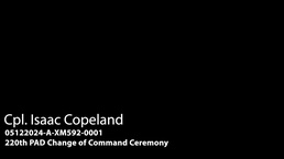 220th Public Affairs Detachment Change of Command Ceremony