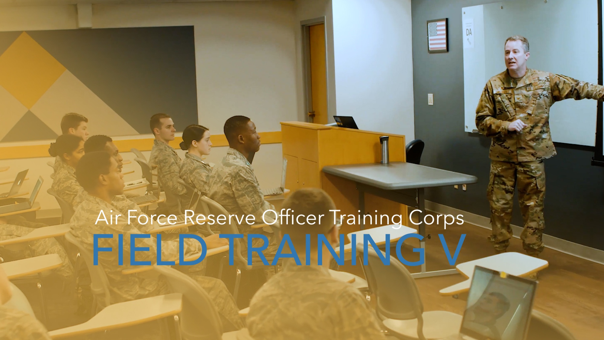 Air Force Reserve Officer Training Corps worked with Air Force Officer Training School to revamp their entire approach to training future officers at Field Training. They didn't just rework and update the curriculum, they changed their entire battle rhythm and approach to produce officers for future conflict and warfighting. (U.S. Air Force video by Robert Dantzler)