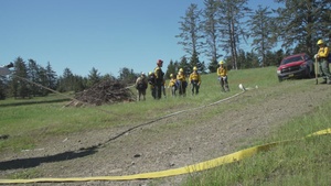 142nd Wing Airmen conduct wildland fire training