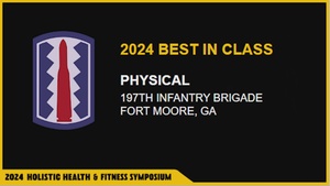 2024 H2F Symposium Best In Class: Physical197th Infantry Brigade