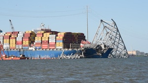 Key Bridge Unified Command removes portion of bridge on top of M/V Dali with precision charges