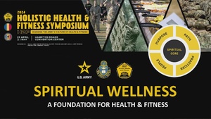 2024 H2F Symposium Break Out Session:  Spiritual Wellness A Foundation for Health and Fitness