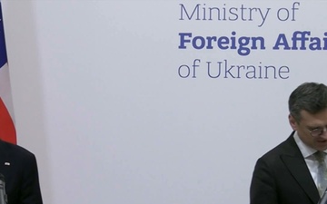 Secretary Blinken holds a joint press availability with Ukrainian Foreign Minister Dmytro Kuleba in Kyiv, Ukraine (English Language)