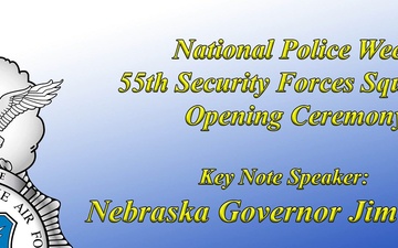 2024 Offutt AFB opening ceremony for National Police Week