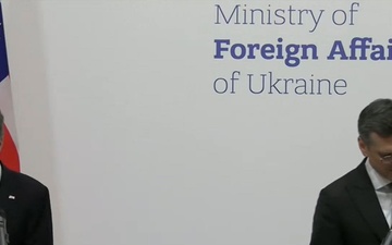 Secretary of State Antony J. Blinken holds a joint press availability with Ukrainian Foreign Minister Dmytro Kuleba