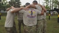 Competitors participate in the  Fuerzas Comando 24 Physical Test