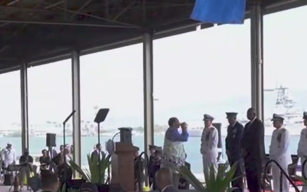 INDOPACOM Change of Command ceremony