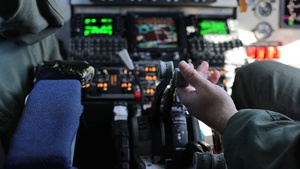 B-Roll: 117th Air Refueling Wing refuels Romanian F-16s in the skies over Bucharest