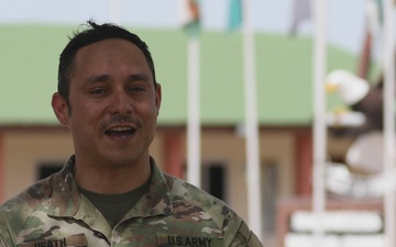 Interview: US Army Capt. William Heath interviews during exercise African Lion 2024 in Ghana