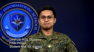 DINFOS INTL Student Maj Gil Gamay