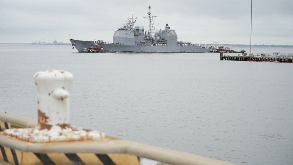 DVIDS - Video - USS Leyte Gulf Returns from Final Deployment