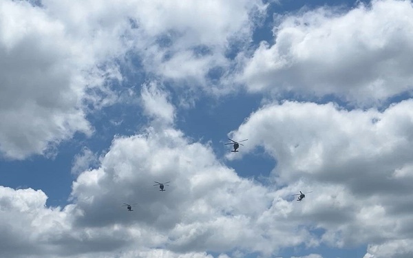 National Cemetery Fly Over