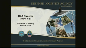 DLA Director Global Town Hall, from May 16, 2024