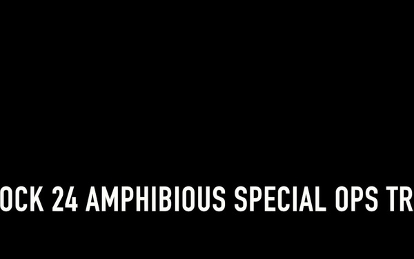 Flintlock 24 Amphibious Special Operations