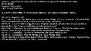 Biannual CLDJ Bazaar Connects Service Members with Djiboutian Artists and Vendors