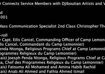 Biannual CLDJ Bazaar Connects Service Members with Djiboutian Artists and Vendors