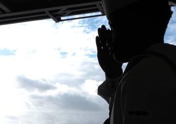 Theodore Roosevelt Burial at Sea