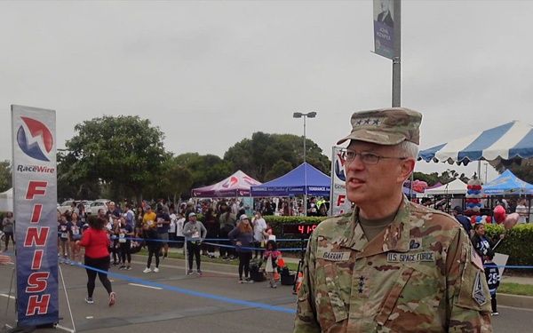 Parade grand marshal U.S. Space Force Lt. Gen. Philip A. Garrant interview