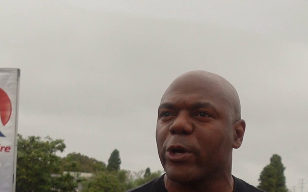 Command Sgt. Maj. Carvet C. Tate Interview at the 5k