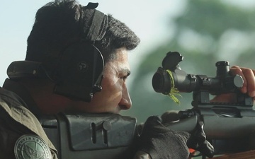 Competitors take part in Fuerzas Comando Sniper Course II
