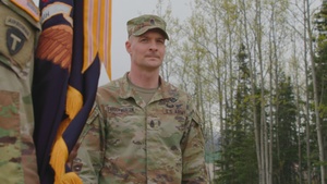 1st Battalion, 297th Infantry Regiment Change of Responsibility Ceremony (B-Roll)