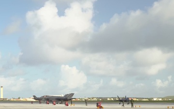 Green Knights have landed! VMFA-121 arrive to Andersen AFB for ATR