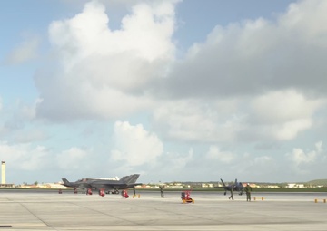 Green Knights have landed! VMFA-121 arrive to Andersen AFB for ATR