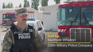 U.S. Army Military Police and Firefighters Collaborate in Active Shooter Training