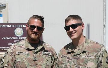 Sgt. 1st Class Joshua Chumley and Chief Warrant Officer 2 Jeremiah Chumley ABD249 Shout-out