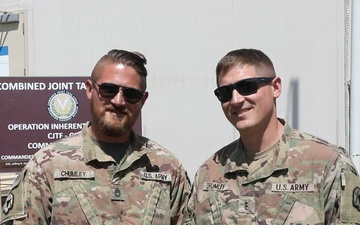 Sgt. 1st Class Joshua Chumley and Chief Warrant Officer 2 Jeremiah Chumley ABD249 Shout-out