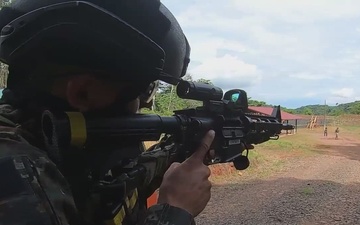 Competitors take part in Fuerzas Comando 2024 Combined Sniper and Assault Shooting and Skills Competition