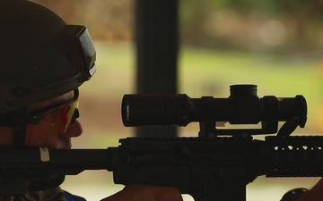 Competitors take part in Fuerzas Comando 2024 Skills and Shooting Combined Tests III
