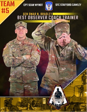 First Army Division West Best OC/T Competition Team 5