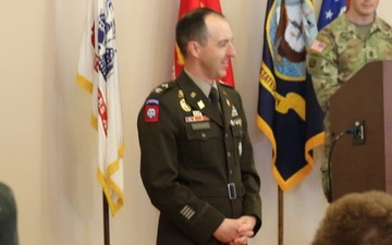 Fort McCoy Garrison Commander gives presentation during Vietnam Veterans ceremony at 2024 Fort McCoy Armed Forces Day Open House, Part III