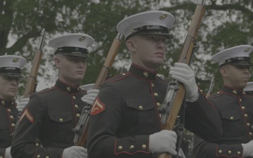 Marine Corps Mounted Color Guard East Coast Tour (B-Roll)