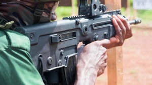 Ivorian Special Forces conduct shooting drills
