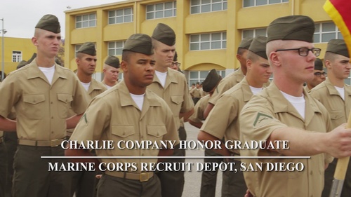 MCRD SD, Charlie Company, Honor Graduate