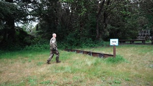 Gen. Omar N. Bradley Best OC/T Competition Day 2 Obstacle Course