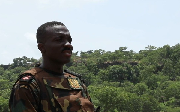 Interview: Lt. Jonah Osei-Tutu of the Ghana Armed Forces speaks about his experience at African Lion 24