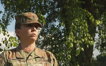 Sgt. Maj. Amy Brown speaks on importance of visual information