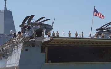 USS New York (LPD 21) Departs Naval Station Norfolk
