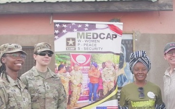 U.S. Soldiers participate in a Women, Peace and Security village clean up in Daboya, Ghana during Flintlock 24 B-Roll