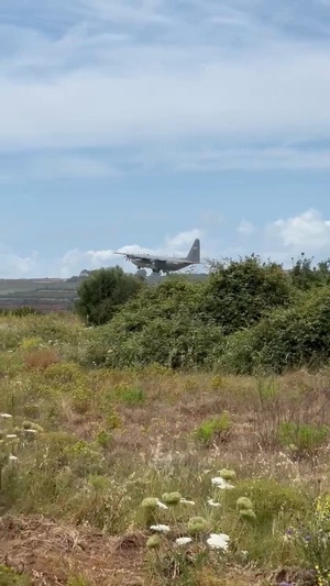 C-130H3 takes off at Kenitra Air Base