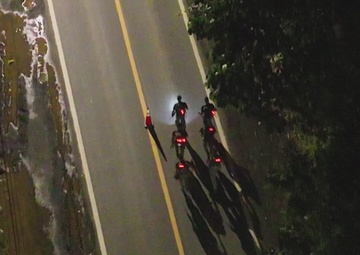 Competitors conduct Fuerzas Comando 2024 Night Ruck March