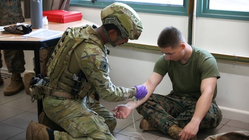 U.S. Navy, ADF participate in Valkyrie emergency fresh whole blood transfusion training 