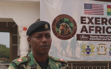 Interview: Ghana Armed Forces artillery battery commander discusses role at African Lion 2024