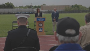 John Glenn High School welcomes Marines during FWNY 2024
