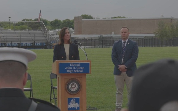 John Glenn High School welcomes Marines during FWNY 2024