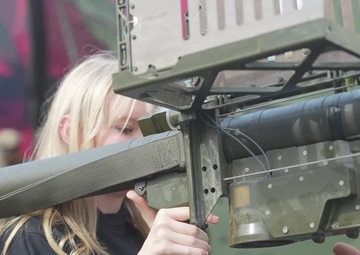 U.S. Marines interact with NASCAR fans at Coca-Cola 600 2024