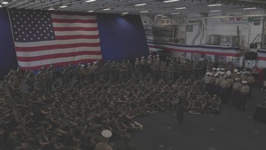 Fleet Week New York 2024: Special Purpose Marine Air Ground Task Force conduct liberty formation